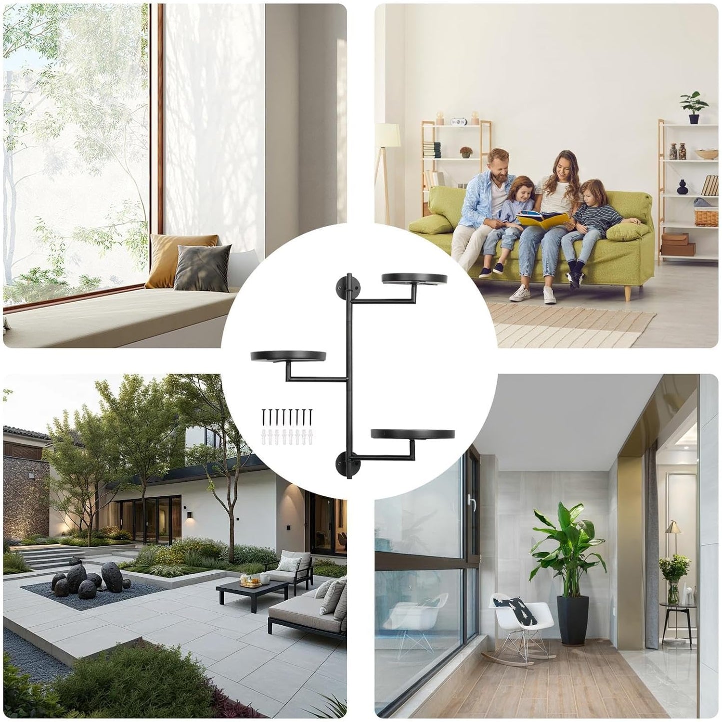 Rotating Wall Plant Shelf — B1G1 Free